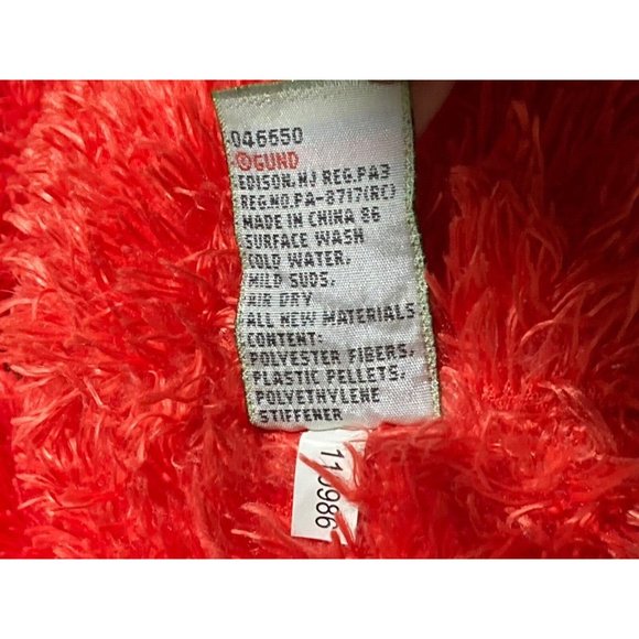 Gund 2008 Sesame Street 22" Elmo Hat Scarf Holiday Stuffed Animal Plush - Picture 7 of 7